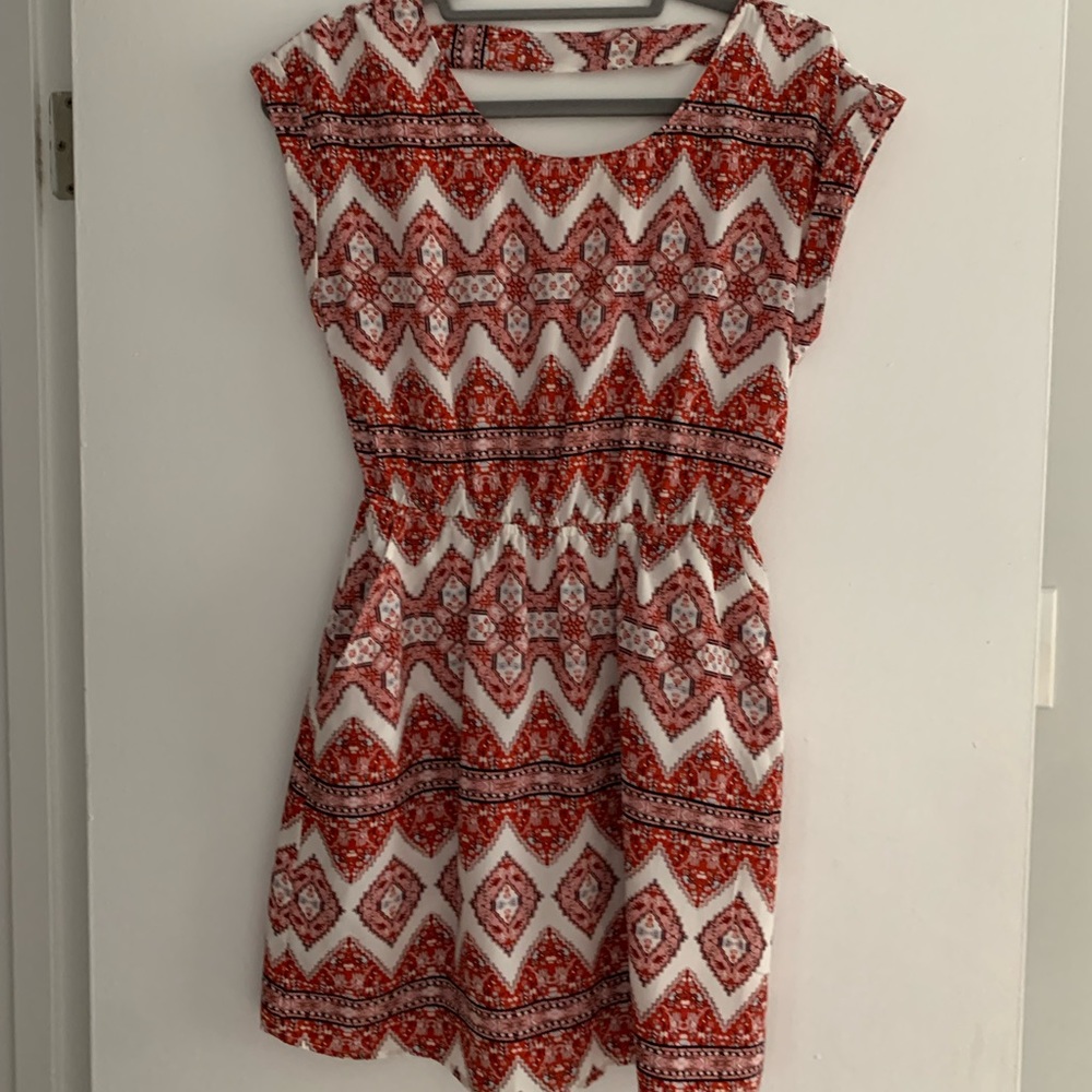 Cap Sleeve Dress with Pockets